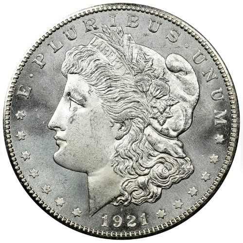 1921-S Morgan Silver Dollar BU