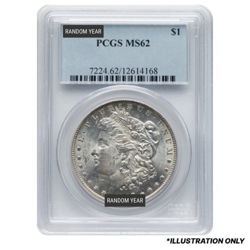 Pre-1921 PCGS MS-62 Morgan Silver Dollar