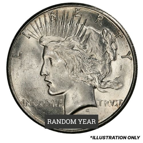 Uncirculated Peace Silver Dollars