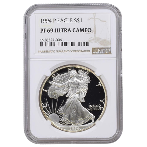 1994-P NGC PF-69 1 oz American Silver Eagle Proof Coin