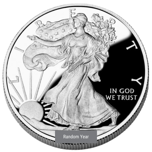 1 oz American Silver Eagle Proof Coin (In Capsules Only) - Random Year