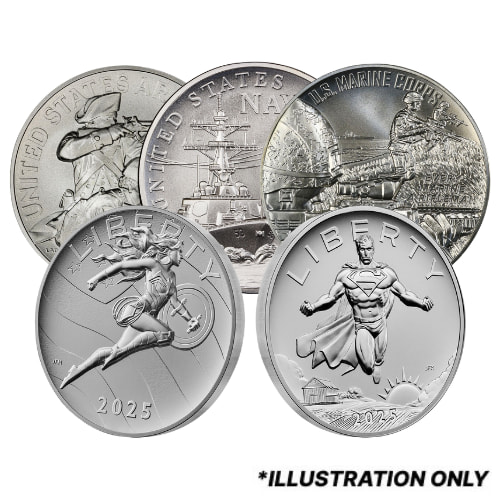 2.5 oz US Silver Medal - Design Our Choice