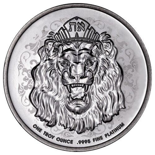 2021 1 oz Roaring Lion Reverse Proof Platinum Coin