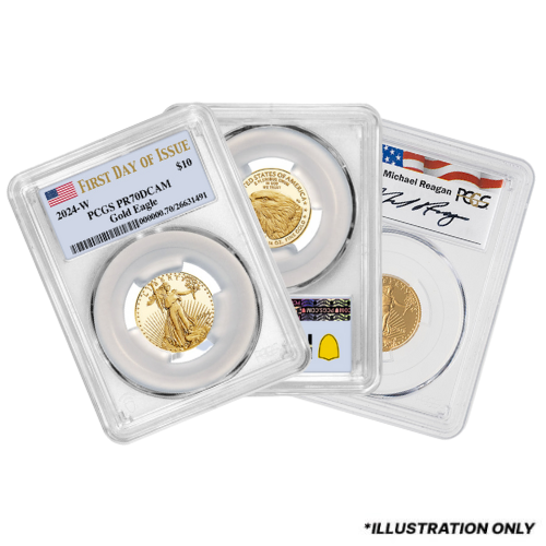 PCGS PR-70 1/4 oz American Gold Eagle Proof Coin - Random Year
