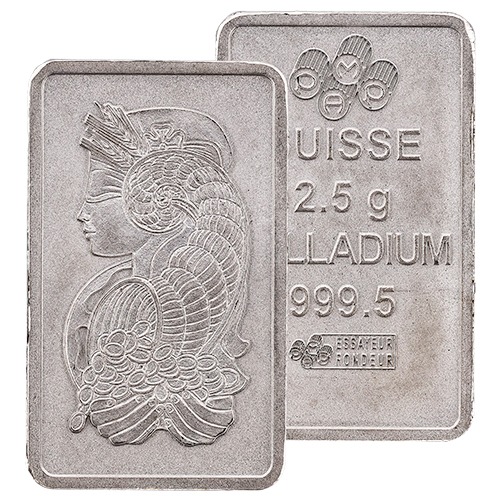 2.5-gram Palladium Bar - Design Our Choice