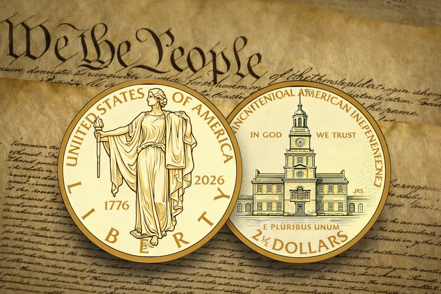 America’s $2.50 Coin Returns: A Historic Tribute to 250 Years of Independence