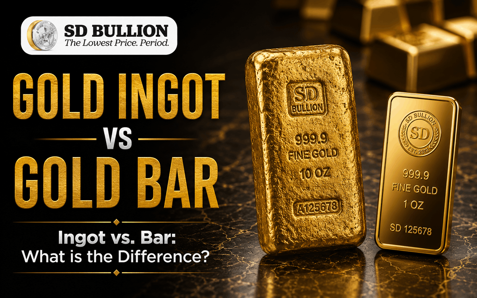 Gold Ingot vs Gold Bar