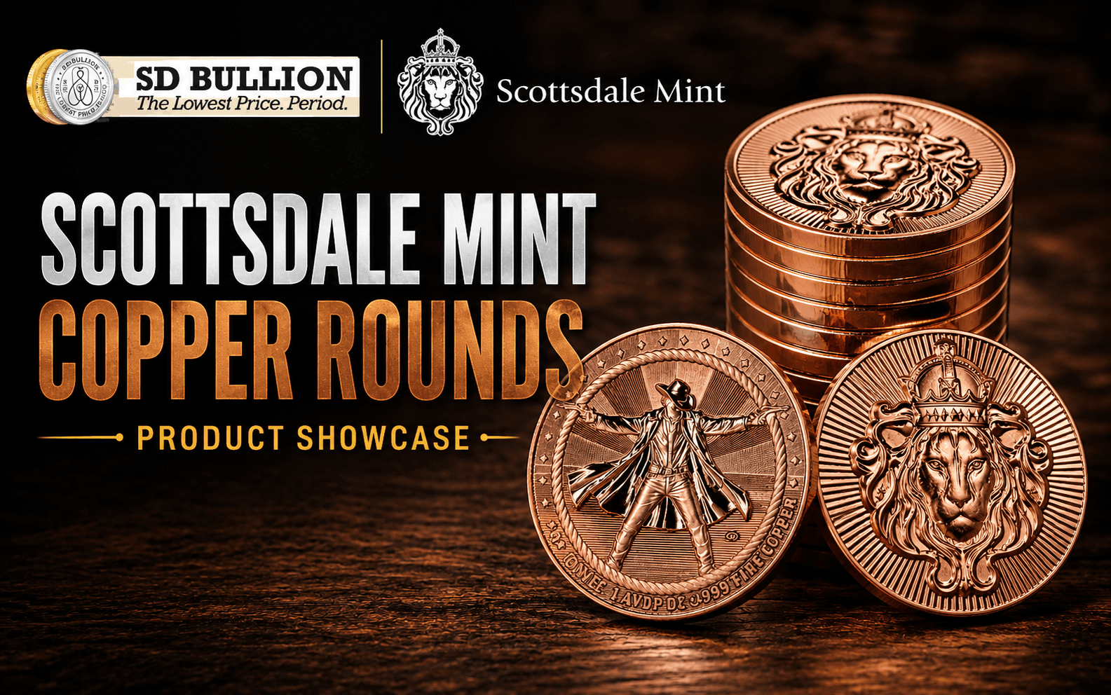 Scottsdale Mint Copper Rounds