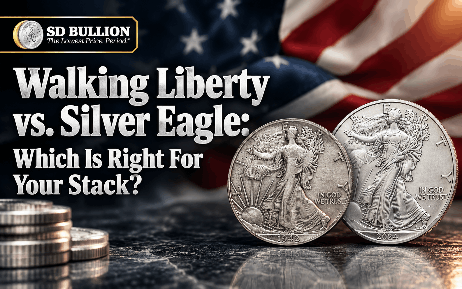 Walking Liberty vs Silver Eagle: Which Stack is Right For Your Stack