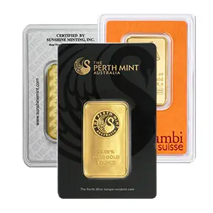 Gold bullion bars