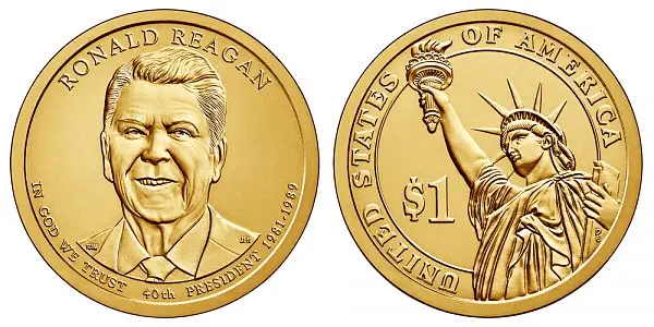 President Ronald Reagan Dollar Coin