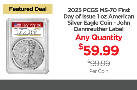 Shop Certified US Mint Gold & Silver - On Sale Now