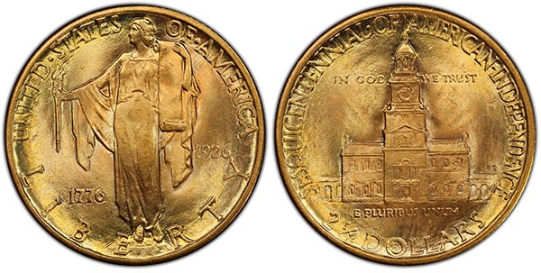 1926 America’s 150th anniversary commemorative coinage 