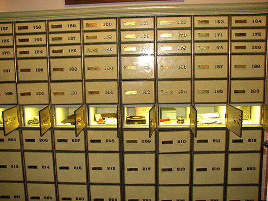 Safety deposit box cost bank