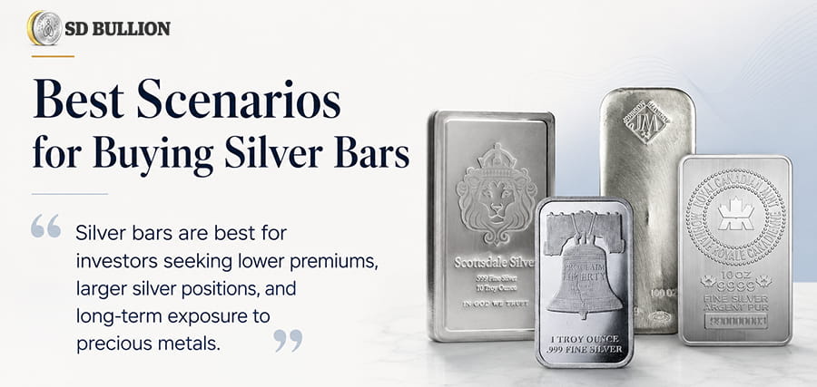 Best Scenarios for Buying Silver Bars