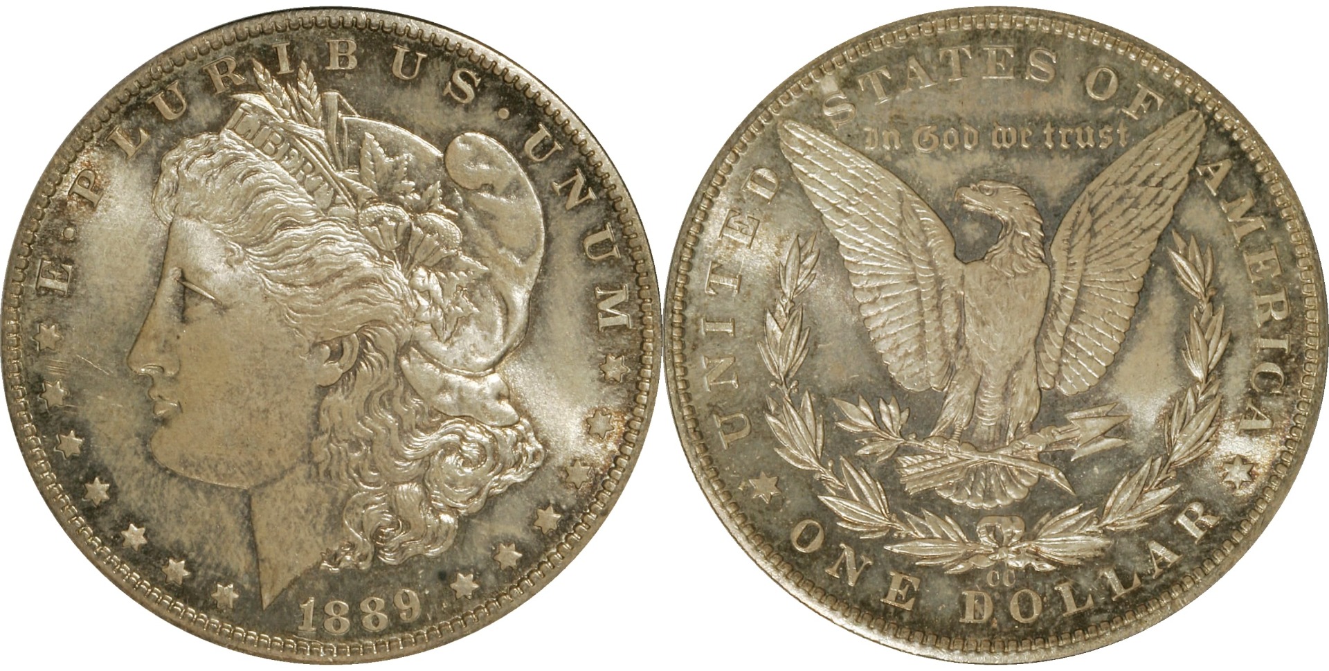 1889-CC Morgan Silver Dollar (Regular Strike)