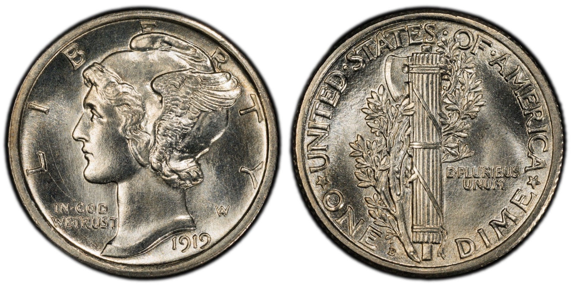 1919-D Mercury Dime