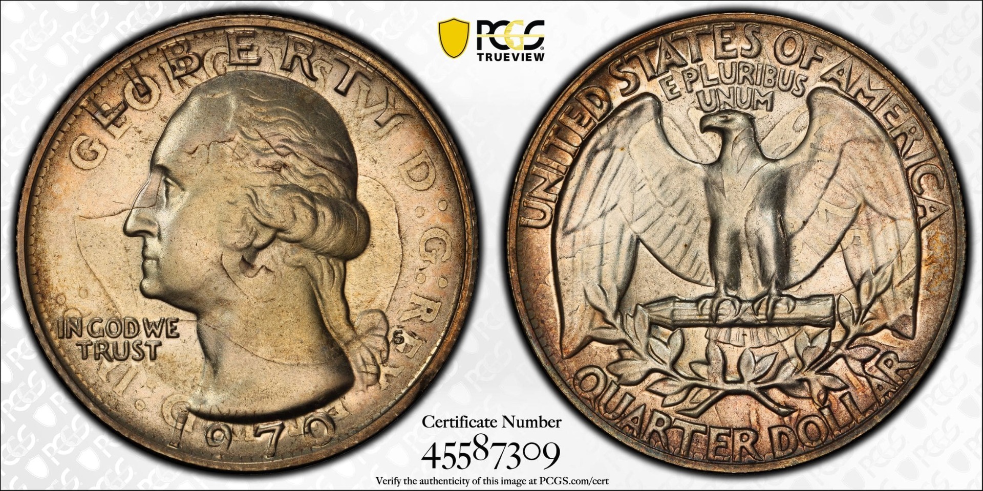 1970-S Washington Quarter Struck on 1941 Canadian Quarter