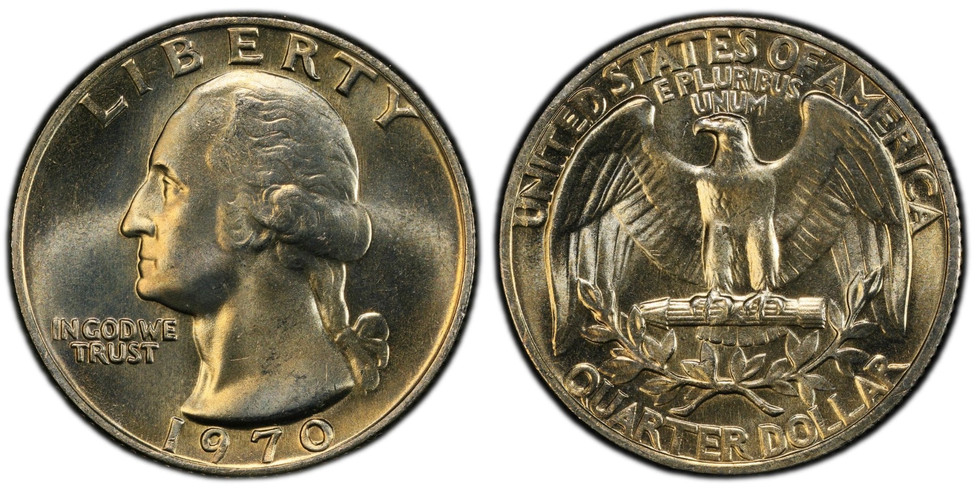 1970 No Mint Mark Quarter (Regular Strike)