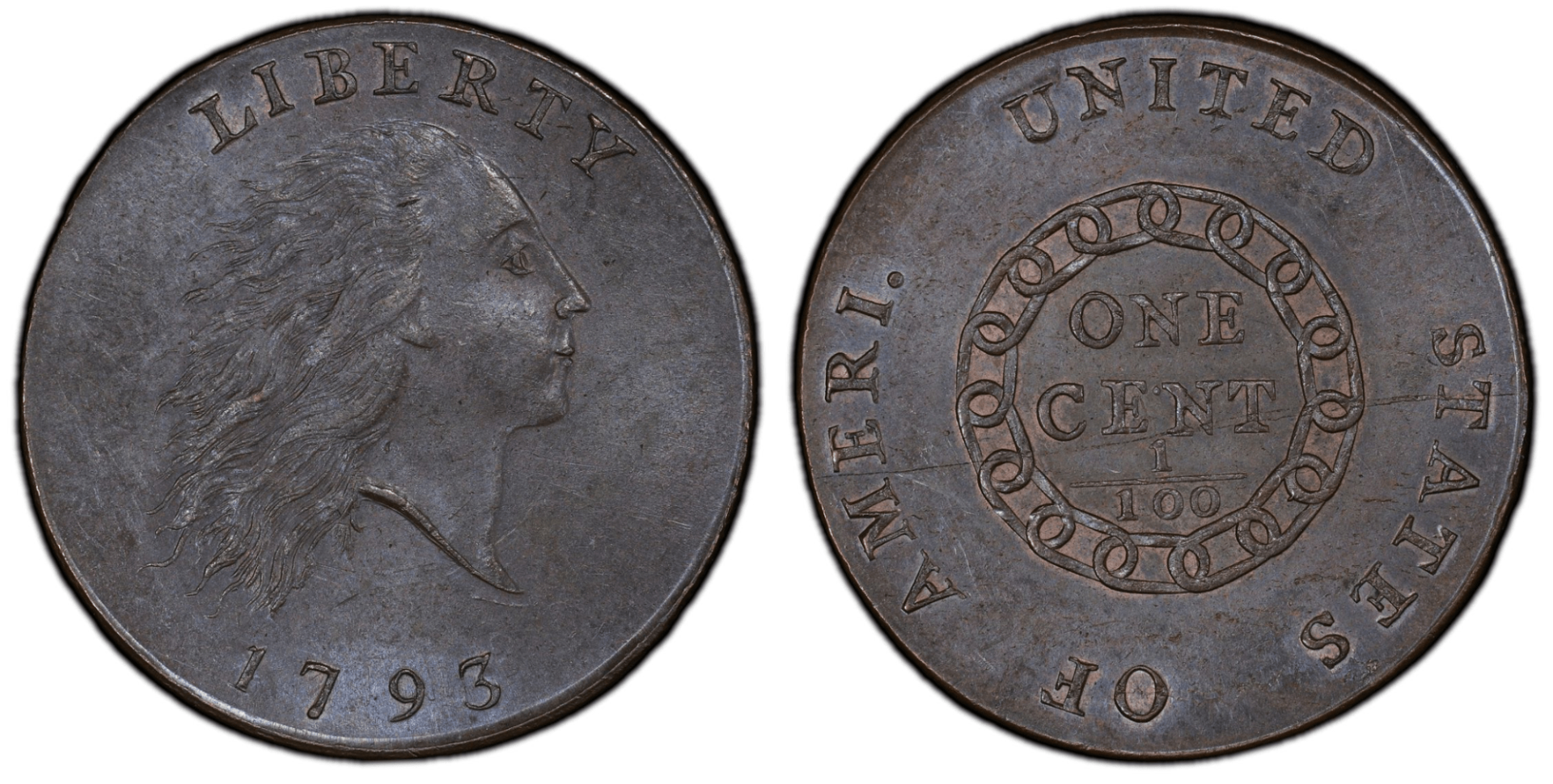 First Penny Design - Flowing Hear and Chain