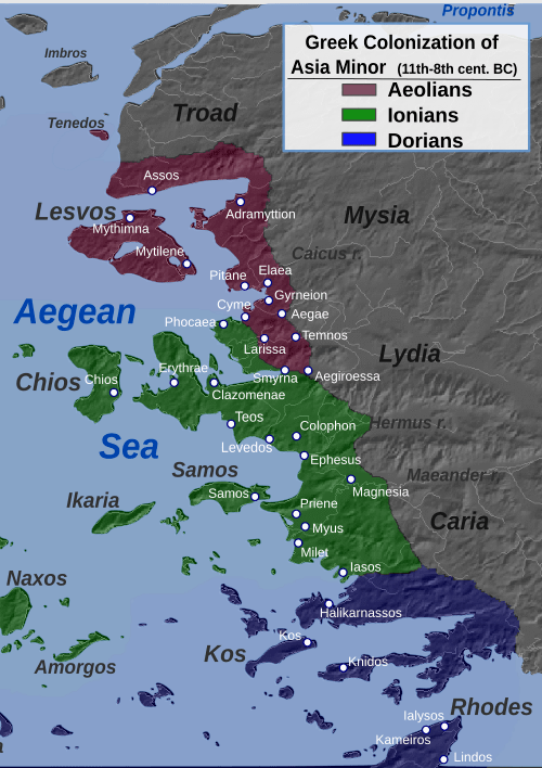 Greek Colonization on Asia Minor