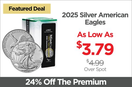 Shop 2025 Silver American Eagles - On Sale Now