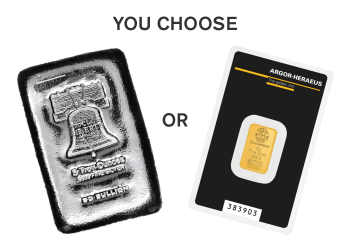 Gold or Silver at Spot Price Offer