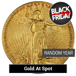 $20 Saint Gaudens Double Eagle Gold Coin (XF) - Random Year