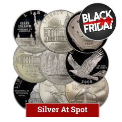 US $1 Commemorative 90% Silver Coin - BU/Proof - Random Year