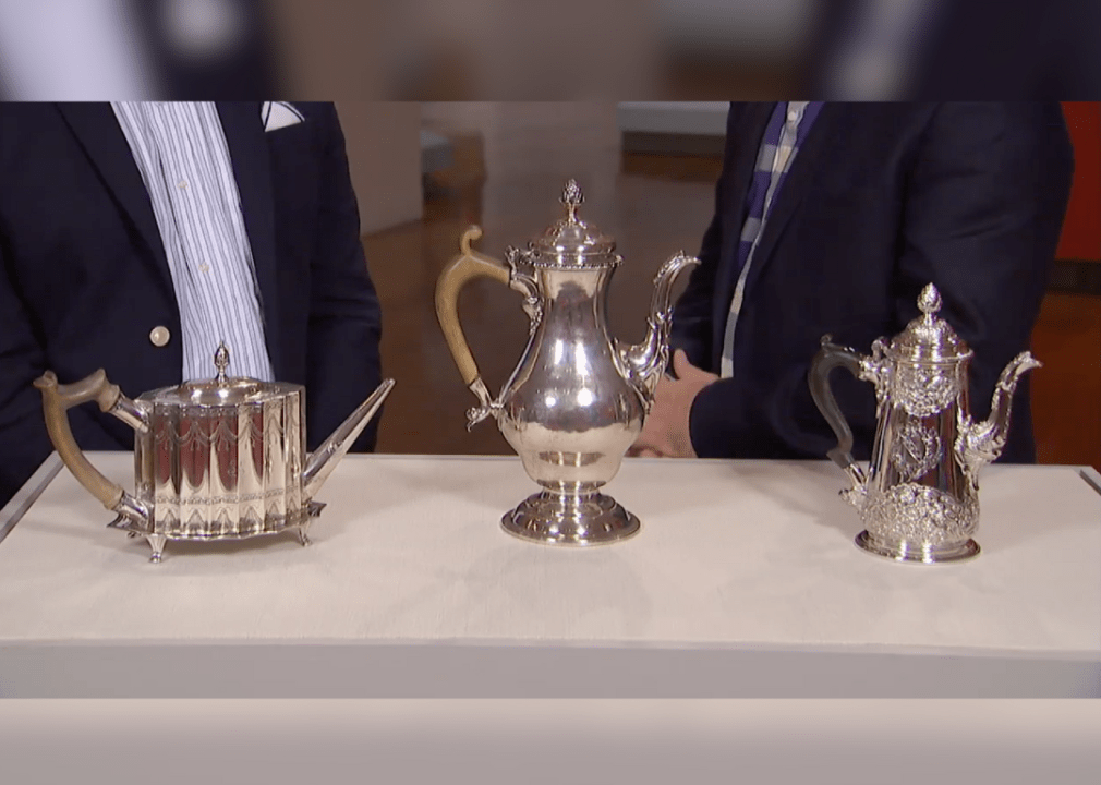 Tea and coffee silver