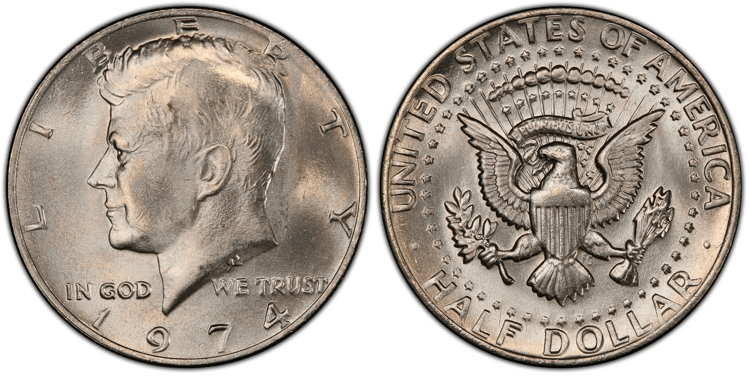 Top 19 Most Valuable Kennedy Half Dollars Chart