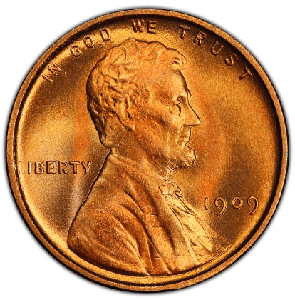 1909 Lincoln Penny Obverse