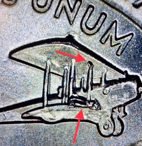 2023 P Bessie Coleman Quarter Grande Morrer Chip Plane Wing