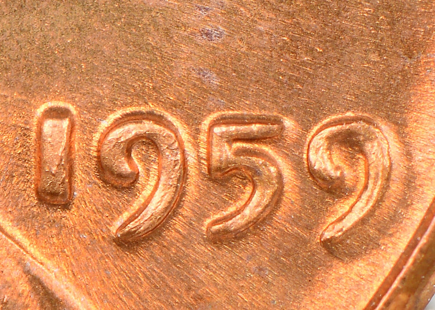 1959 1C Philadelphia, Double Die Obverse FS-101, Red (Regular Strike)