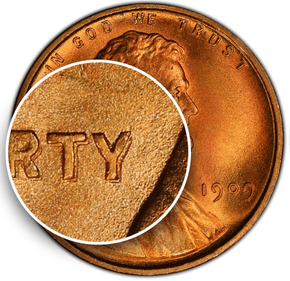 1909 VDB Lincoln Penny Double Die Obverse FS-1101, Red (Regular Strike)