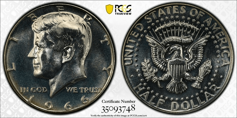 Top 19 Most Valuable Kennedy Half Dollars Chart