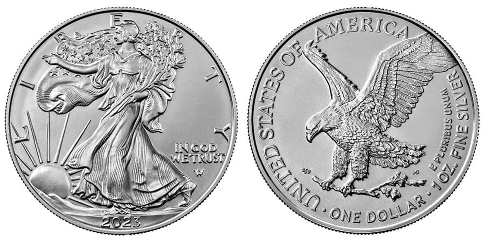 Compare 2022 American Silver Eagle 1 oz Coin dealer prices