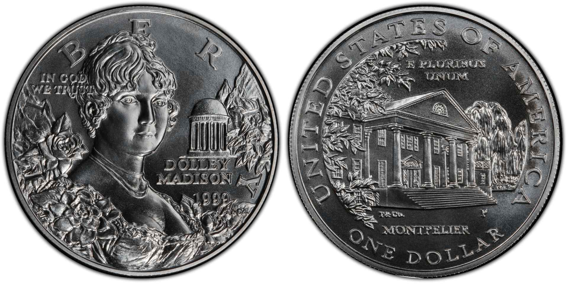 Dolley Madison Commemorative Silver Dollar