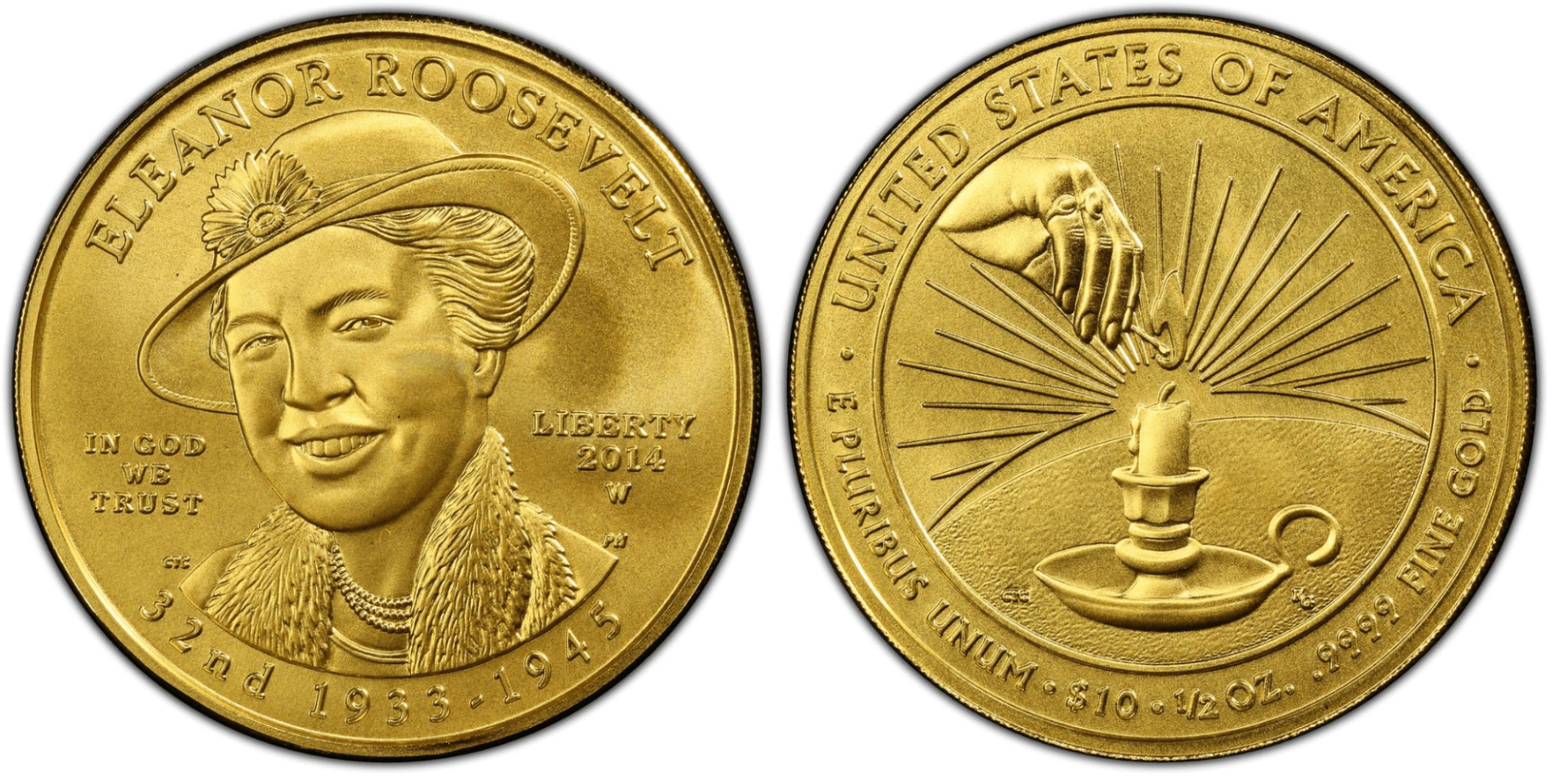 2014-W $10 Eleanor Roosevelt