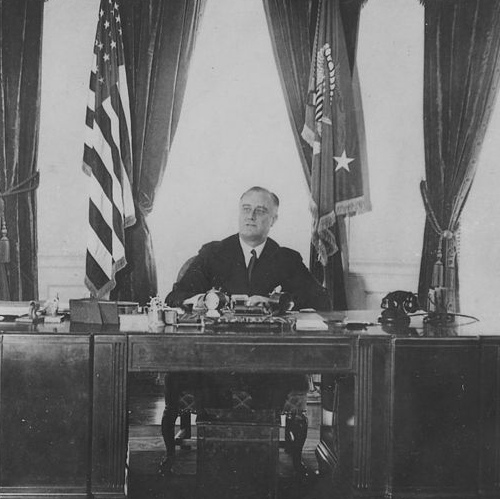 FDR at the Oval Office