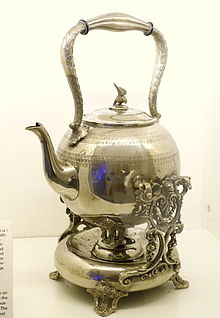 Teapot made of Britannia metal