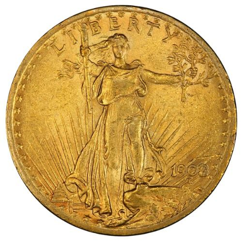 Obverse of the St. Gaudens' Double Eagle