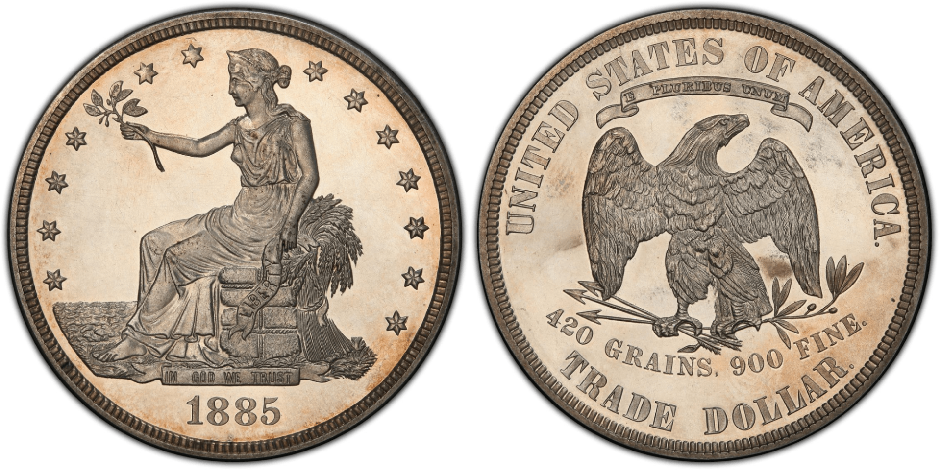 1885 Proof Trade Dollar (Proof)
