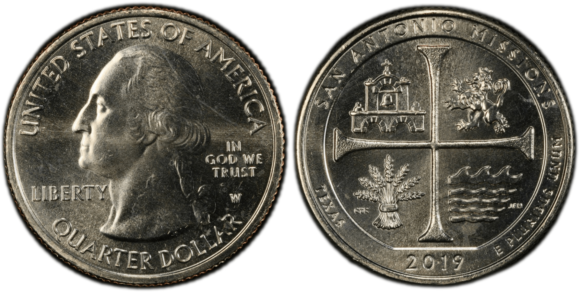 2019-W San Antonio Missions Quarter