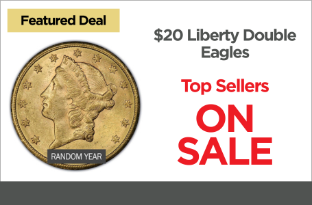 Shop $20 Liberty Double Eagles - On Sale Now