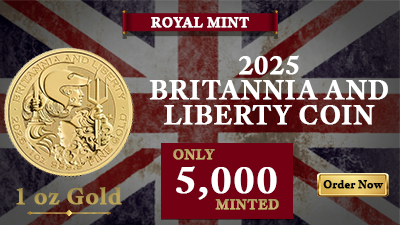 Shop 2025 1 oz British Gold Britannia and Liberty Coin