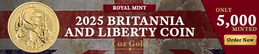 Shop 2025 1 oz British Gold Britannia and Liberty Coin