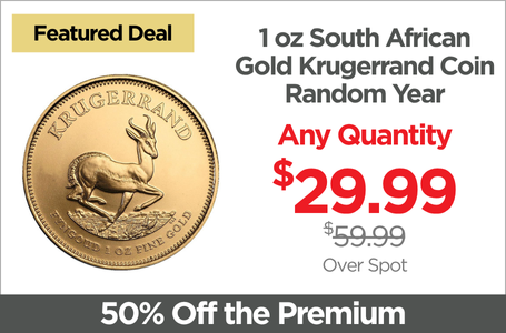 Shop 1 oz South African Gold Krugerrand Coin - Random Year