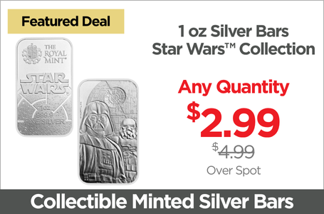 Shop collectible minted silver bars - On Sale Now