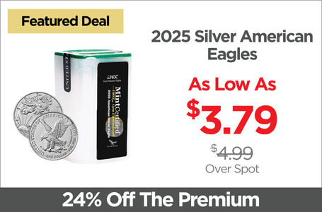 Shop 2025 Silver American Eagles - On Sale Now